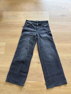 TCL Women's Wide-Leg Jeans in Washed Black